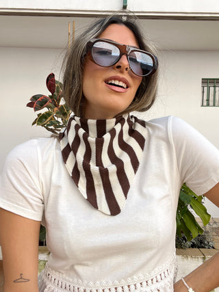PAÑUELO BANDANA PUNTO RAYAS