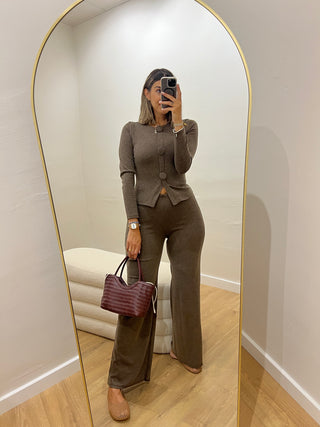 CONJUNTO BOTONES TAUPE