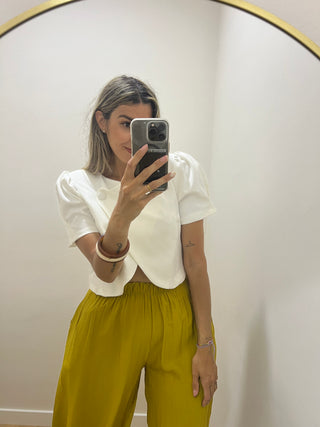 CHAQUETA CROP CRUZADA