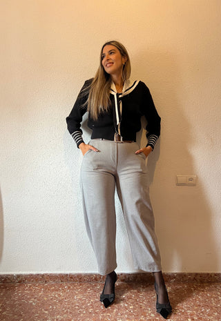PANTALÓN PAÑO CINTURÓN