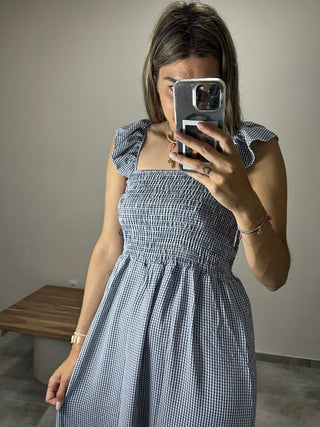 VESTIDO VICHY VOLANTES