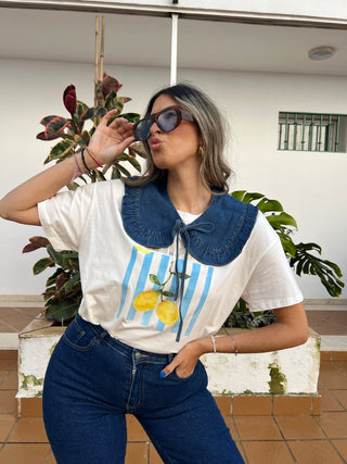 CUELLO DENIM VOLANTE