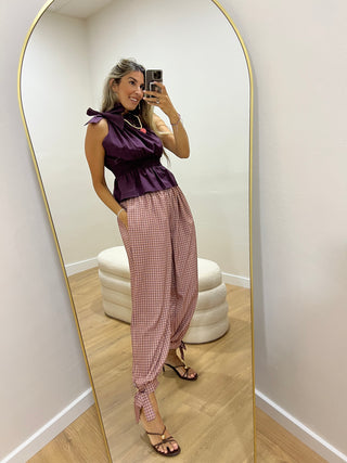 PANTALÓN VICHY LAZO