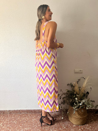 VESTIDO FLUIDO RAYAS