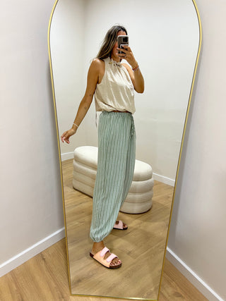 PANTALÓN BOMBACHO RAYAS