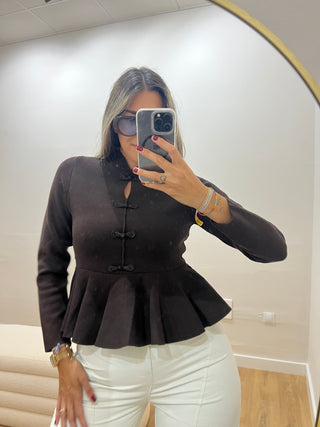 TOP PUNTO PEPLUM