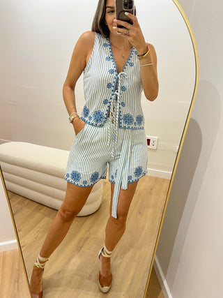 CONJUNTO LAZO BORDADO