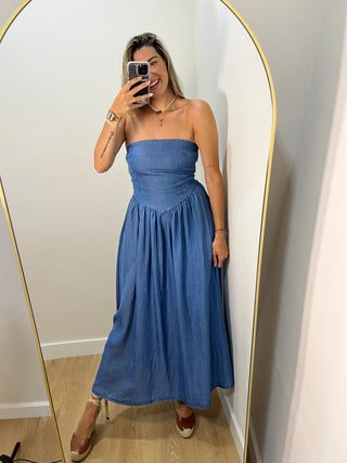 VESTIDO FLUIDO DENIM