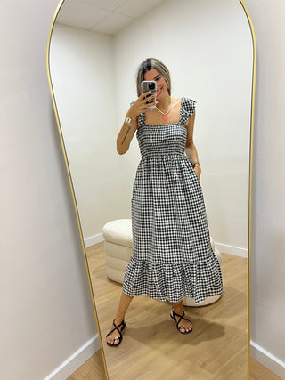 VESTIDO VOLANTE VICHY