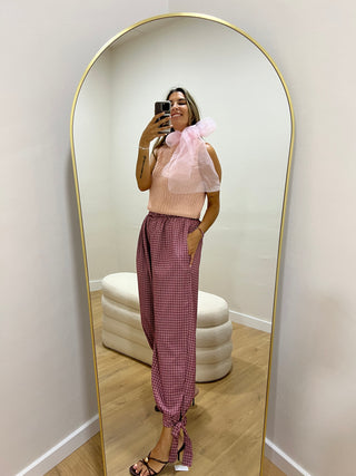 PANTALÓN VICHY LAZO