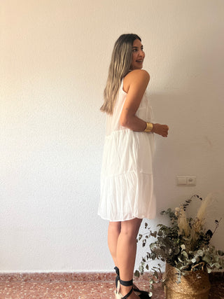 VESTIDO VOLANTES CROCHET