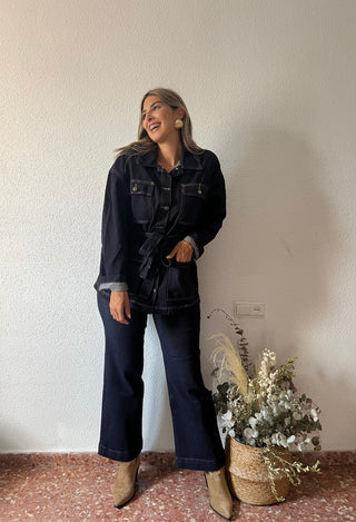 CHAQUETA SAHARIANA DENIM