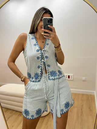 CONJUNTO LAZO BORDADO
