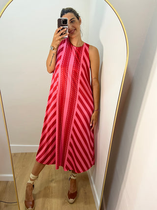 VESTIDO FLUIDO RAYAS