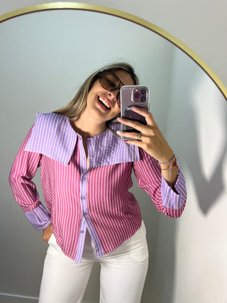 CAMISA BICOLOR