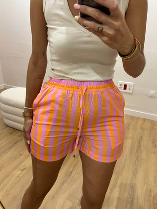SHORT ALGODÓN RAYAS