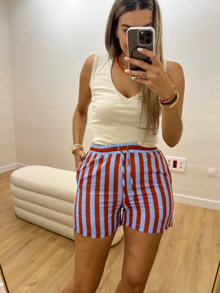 SHORT ALGODÓN RAYAS