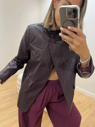 BLAZER BOTÓN POLIPIEL