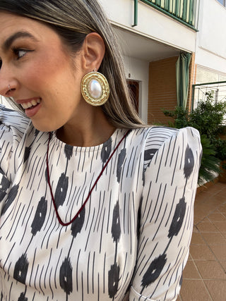 PENDIENTES BICOLOR