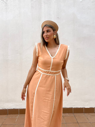 VESTIDO FLECOS