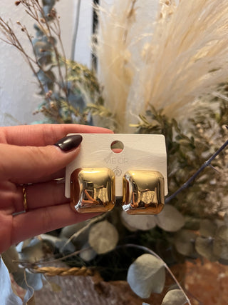 PENDIENTES CUADRADOS GRANDES