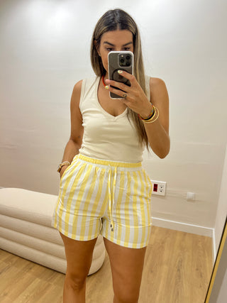 SHORT ALGODÓN RAYAS