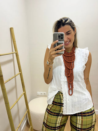 COLLAR CASCADA MADERA