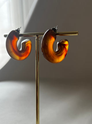 PENDIENTE ARO RESINA