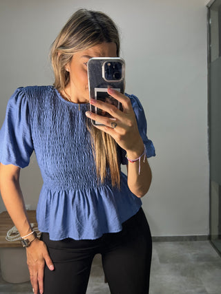 BLUSA FRUNCE VOLANTE