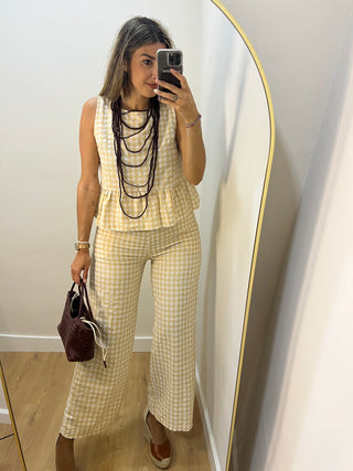 CONJUNTO VICHY VOLANTE