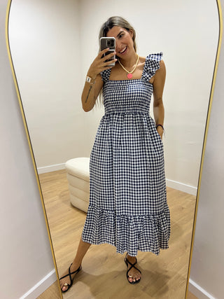 VESTIDO VOLANTE VICHY