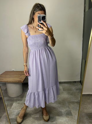 VESTIDO VICHY VOLANTES