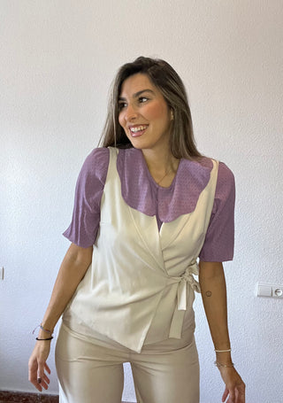 CHALECO CRUZADO LAZO