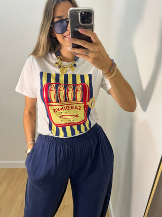CAMISETA RAYAS SARDINAS