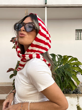 PAÑUELO BANDANA PUNTO RAYAS