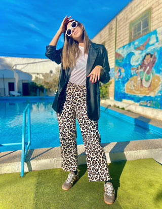 PANTALON TRAJE ANIMAL PRINT