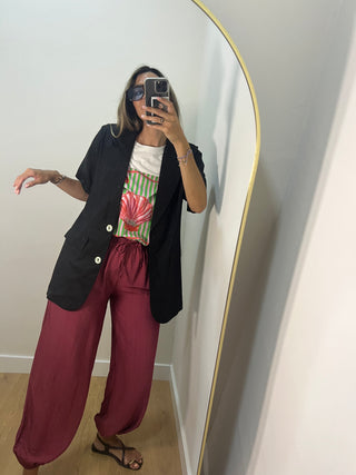BLAZER LINO MANGA CORTA