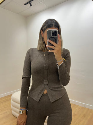CONJUNTO BOTONES TAUPE