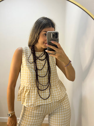 CONJUNTO VICHY VOLANTE