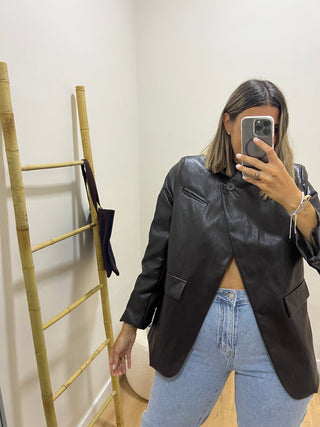 BLAZER BOTÓN POLIPIEL