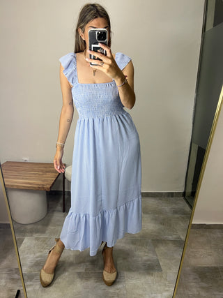 VESTIDO VICHY VOLANTES