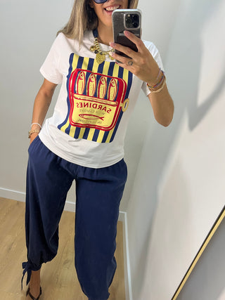 CAMISETA RAYAS SARDINAS