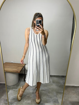 VESTIDO PUNTO RAYAS