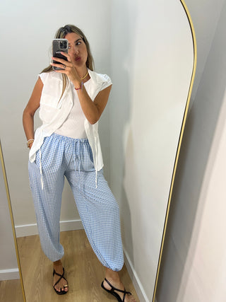 PANTALÓN BOMBACHO VICHY