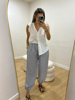 PANTALÓN BOMBACHO RAYAS