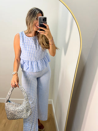 CONJUNTO VICHY VOLANTE