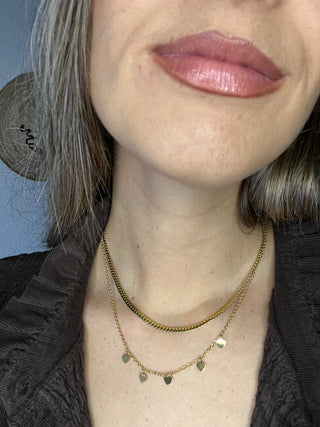 CADENA DOBLE CORAZONES