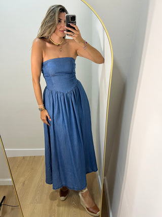 VESTIDO FLUIDO DENIM